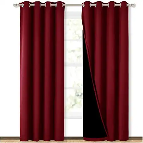 Blackout Red Curtains