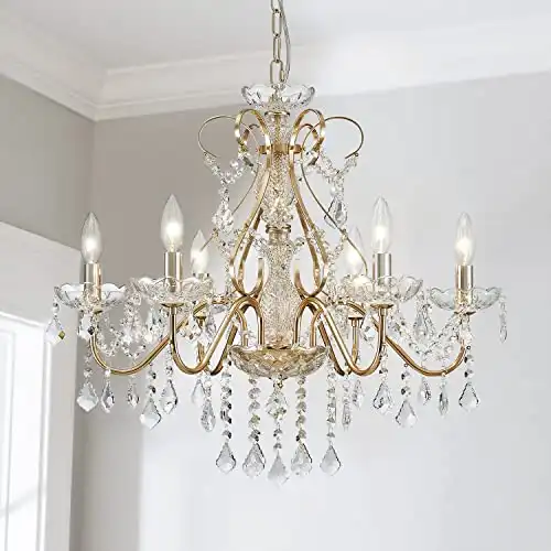 Crystal Chandelier Light Fixture