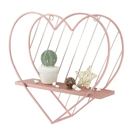 Rose Gold Floating Shelves for Wall