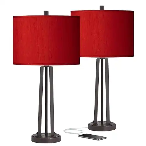 Red Table Lamps