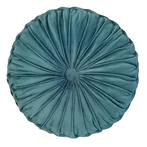 Velvet Round Throw Pillow