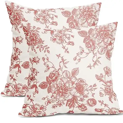 Floral Pillow Covers