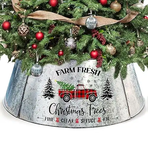 Metal Christmas Tree Collar