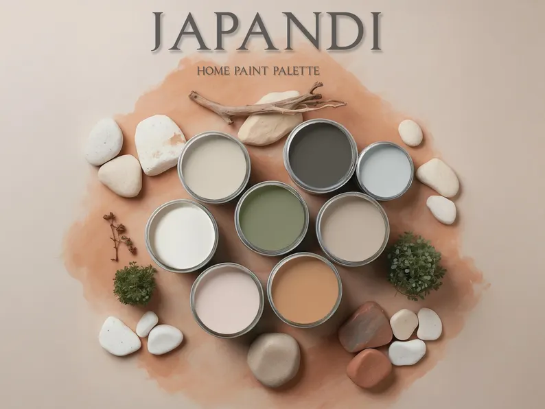 japandi colour palatte