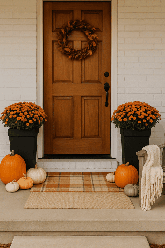 Fall Porch Styling