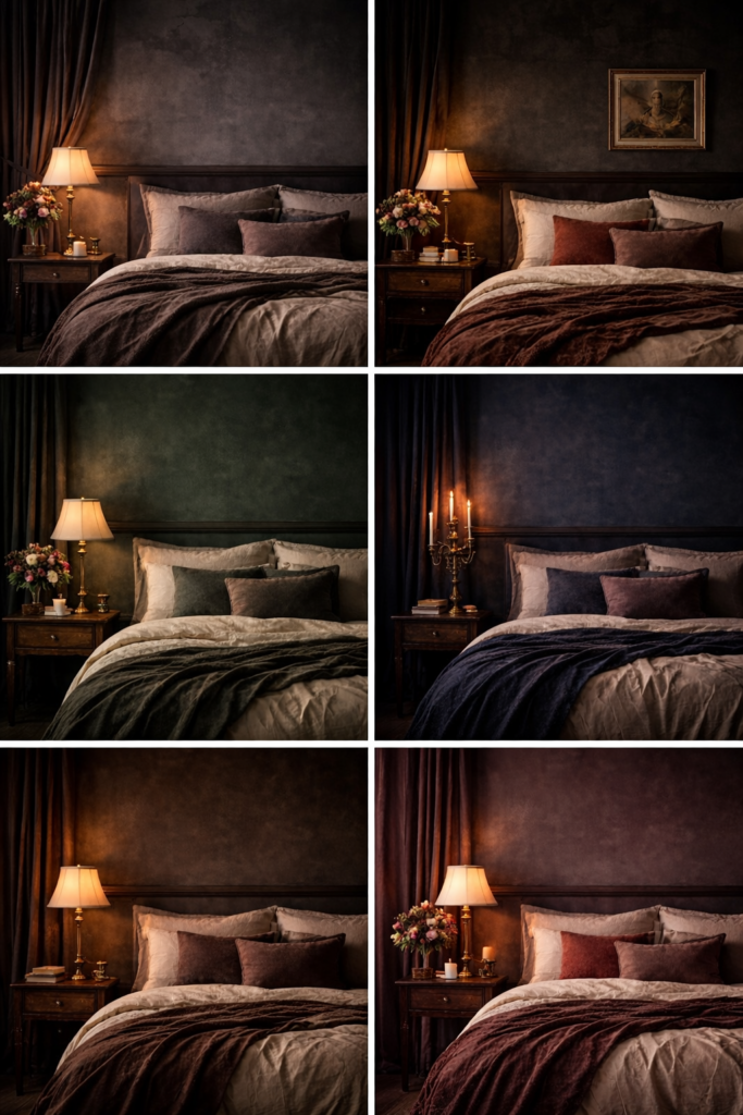 Moody Romantic Bedroom Ideas That Feel Dark, Cozy & Intimate 3 image 30