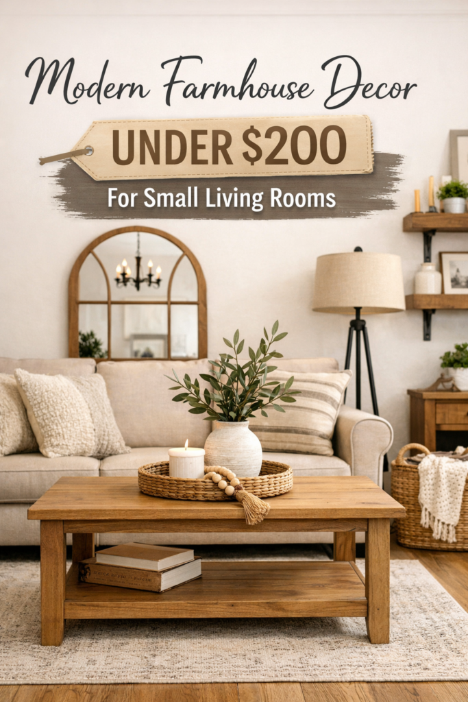 modern farmhouse decor under $200